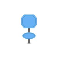 Display information colored vector icon