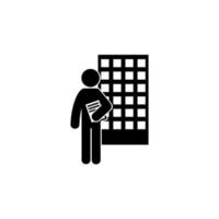 man with architect degree vector icon