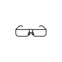 optical glasses vector icon