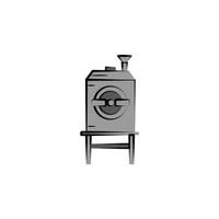 beer oven colored sketch style vector icon