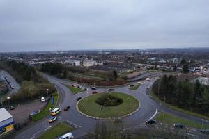 Beautiful View of Luton Town of England During Cloudy Sunset. Image Was Captured on 29-March-2023 at Centre of Luton City of UK. photo