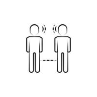 Telepathy vector icon
