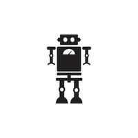 Toy robot vector icon