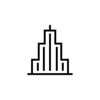 Building vector icon