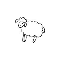 sheep vector icon