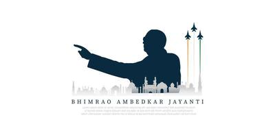 ambedkar Jayanti vector ilustración