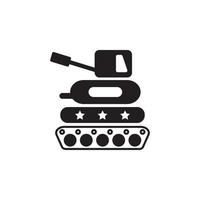 tanque juguete vector icono