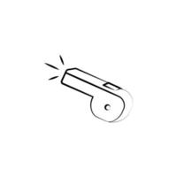 whistle, help vector icon