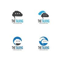 Chat Talking Logo And Symbol Vector Template