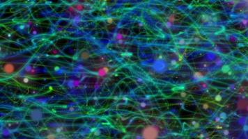 abstract colourful particles. useful background visuals for vj loops, clubs and events video