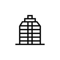 icono de vector de edificio