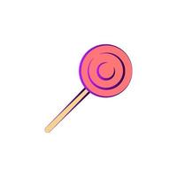 lollipop colored vector icon