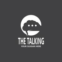 Chat Talking Logo And Symbol Vector Template