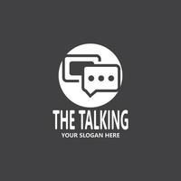 Chat Talking Logo And Symbol Vector Template