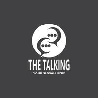 Chat Talking Logo And Symbol Vector Template