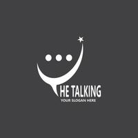 Chat Talking Logo And Symbol Vector Template