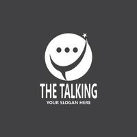 Chat Talking Logo And Symbol Vector Template