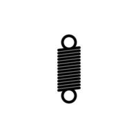 Metal spring vector icon