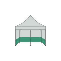 tent color vector icon