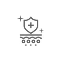 Care, medical, skin vector icon