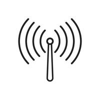 Editable Icon of Wireless Connection, Vector illustration isolated on white background. using for Presentation, website or mobile app