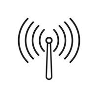 Editable Icon of Wireless Connection, Vector illustration isolated on white background. using for Presentation, website or mobile app