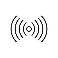 Editable Icon of Wireless Connection, Vector illustration isolated on white background. using for Presentation, website or mobile app