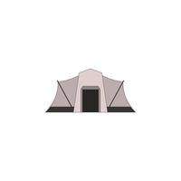 tent color vector icon