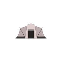 tent color vector icon