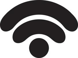 Signal communication information connection wireless icon symbol vector image, illustration of the network wifi in black image. EPS 10