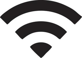 Signal communication information connection wireless icon symbol vector image, illustration of the network wifi in black image. EPS 10