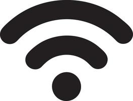 Signal communication information connection wireless icon symbol vector image, illustration of the network wifi in black image. EPS 10