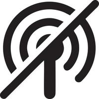 Signal communication information connection wireless icon symbol vector image, illustration of the network wifi in black image. EPS 10