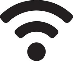 Signal communication information connection wireless icon symbol vector image, illustration of the network wifi in black image. EPS 10