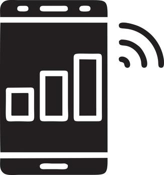 Signal communication information connection wireless icon symbol vector image, illustration of the network wifi in black image. EPS 10