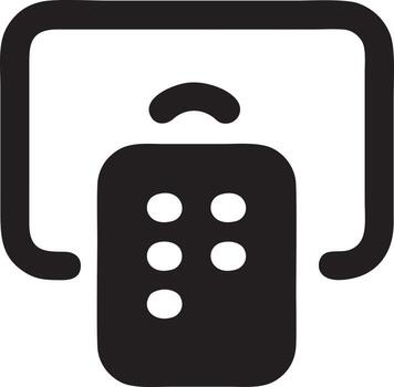 señal comunicación información conexión inalámbrico icono símbolo vector imagen, ilustración de el red Wifi en negro imagen. eps 10