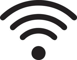 Signal communication information connection wireless icon symbol vector image, illustration of the network wifi in black image. EPS 10