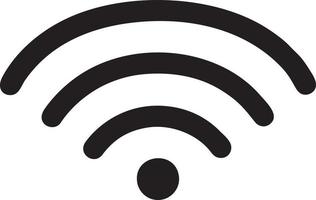 Signal communication information connection wireless icon symbol vector image, illustration of the network wifi in black image. EPS 10