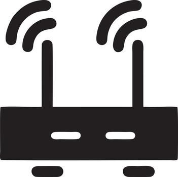 Signal communication information connection wireless icon symbol vector image, illustration of the network wifi in black image. EPS 10