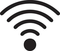 Signal communication information connection wireless icon symbol vector image, illustration of the network wifi in black image. EPS 10