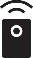 Signal communication information connection wireless icon symbol vector image, illustration of the network wifi in black image. EPS 10