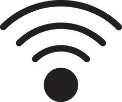 Signal communication information connection wireless icon symbol vector image, illustration of the network wifi in black image. EPS 10