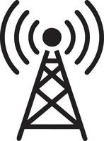 Signal communication information connection wireless icon symbol vector image, illustration of the network wifi in black image. EPS 10