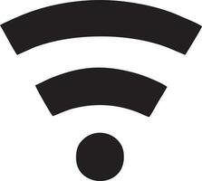 Signal communication information connection wireless icon symbol vector image, illustration of the network wifi in black image. EPS 10