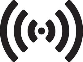 Signal communication information connection wireless icon symbol vector image, illustration of the network wifi in black image. EPS 10