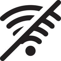 Signal communication information connection wireless icon symbol vector image, illustration of the network wifi in black image. EPS 10