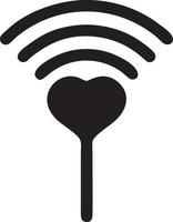 Signal communication information connection wireless icon symbol vector image, illustration of the network wifi in black image. EPS 10