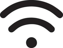 Signal communication information connection wireless icon symbol vector image, illustration of the network wifi in black image. EPS 10