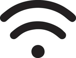 Signal communication information connection wireless icon symbol vector image, illustration of the network wifi in black image. EPS 10