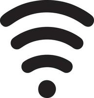 Signal communication information connection wireless icon symbol vector image, illustration of the network wifi in black image. EPS 10